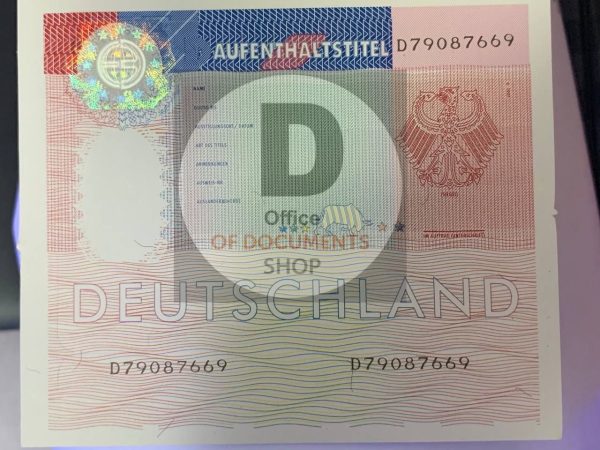GERMAN RESIDENT PERMIT