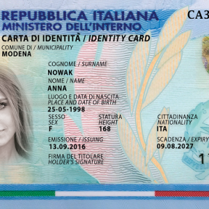 Acquista online le carte d'identità italiane