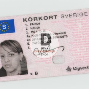 SWEDISH DRIVER LICENSE